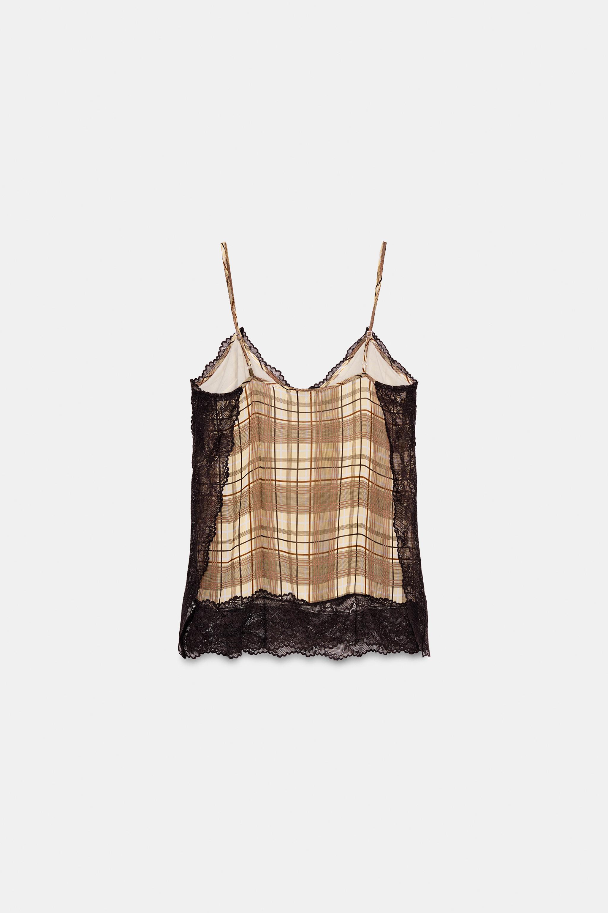 TOP STYLE LINGERIE À CARREAUX